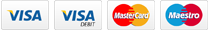 The Leith Gallery accepts the following Credit/Debit Cards: Visa, Visa Debit, Mastercard and Maestro